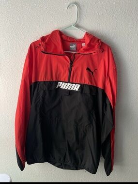 Puma Pullover Half-Zip Windbreaker